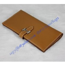 Hermes Bearn Gusset Wallet HW012 tan